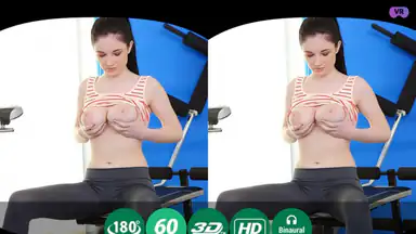 Explicit Revelation from a Busty Gymnast